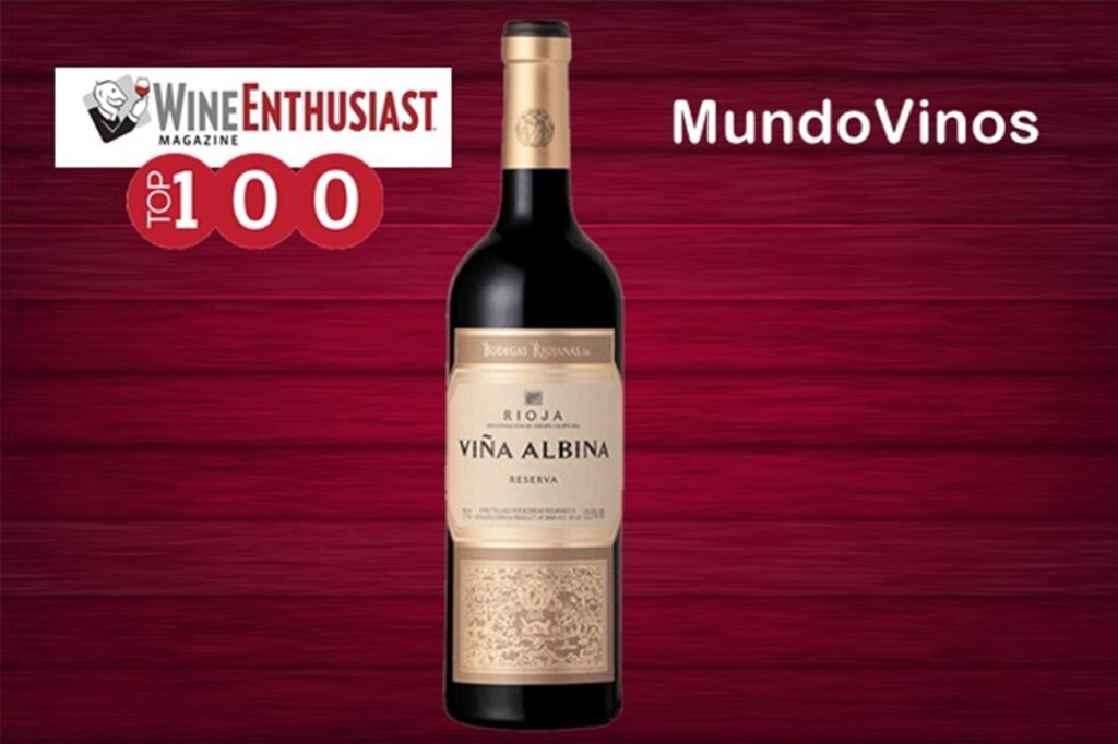 Viña Albina reserva 2016 entra en el top 100 de «Wine Enthusiast de los mejores vinos del mundo