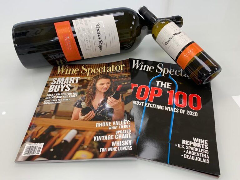 Wine Spectator incluye Cuatro Rayas  en el top de referencias mundiales de calidad excepcional a buen precio