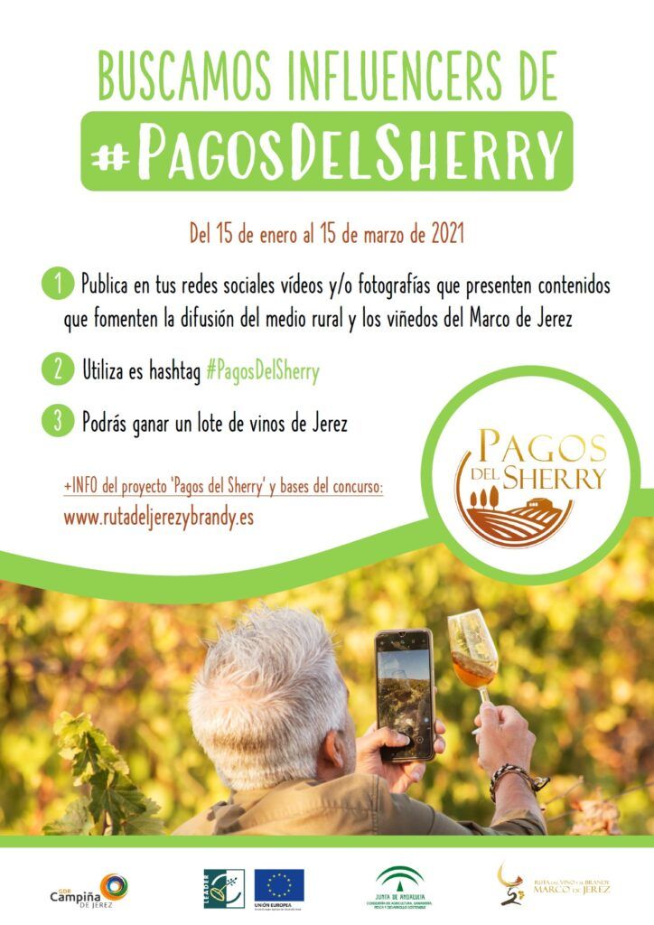 La Ruta del Vino y Brandy del Marco de Jerez busca influencers de #PagosDelSherry La Ruta del Vino y Brandy del Marco de Jerez busca influencers de #PagosDelSherry