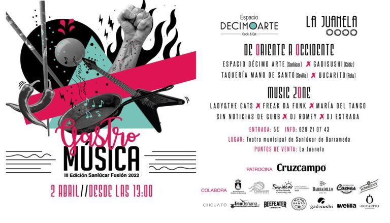 Bodegas Barbadillo refuerza su apoyo este sábado al Festival Gastromúsica 2022