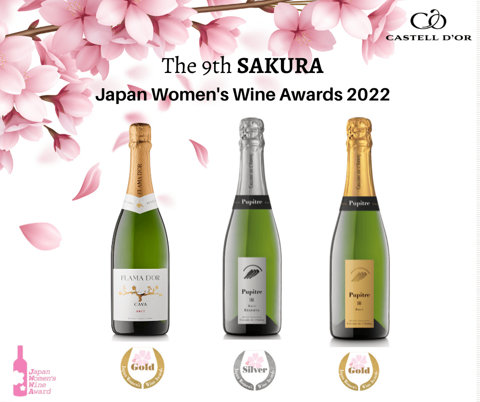 Castell d’Or brilla con tres nuevas medallas en el Concurso SAKURA Japan Women’s Wine Awards