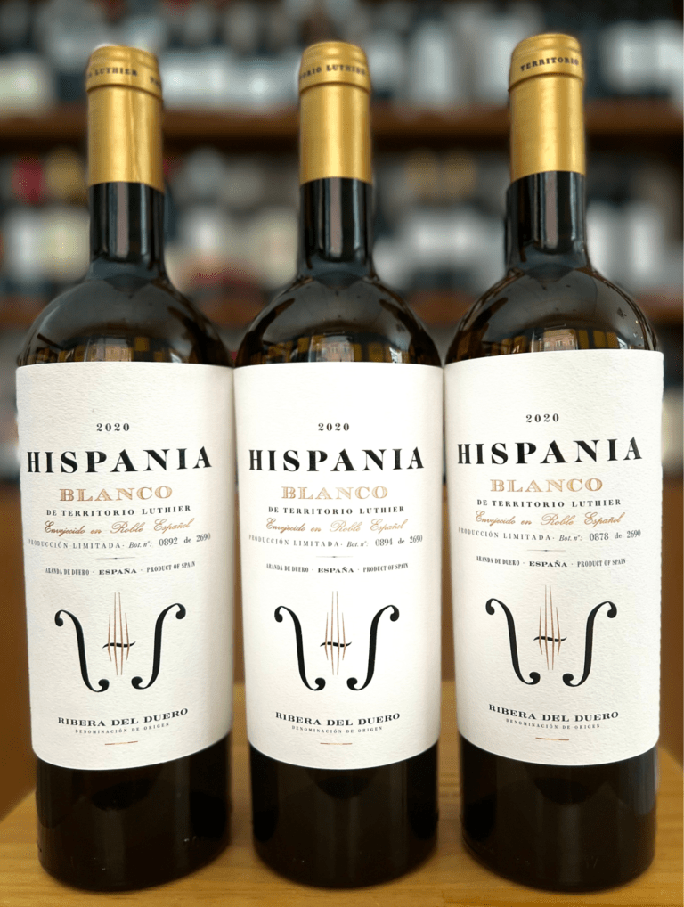 HISPANIA Blanco 2020, primer vino Blanco con roble Español de la D.O. Ribera del Duero