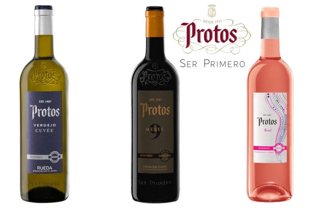 Lanzamientos gama de vinos ecológicos: Protos 9 meses 2020, Protos Verdejo Cuvée 2021 y Protos Rosé 2021