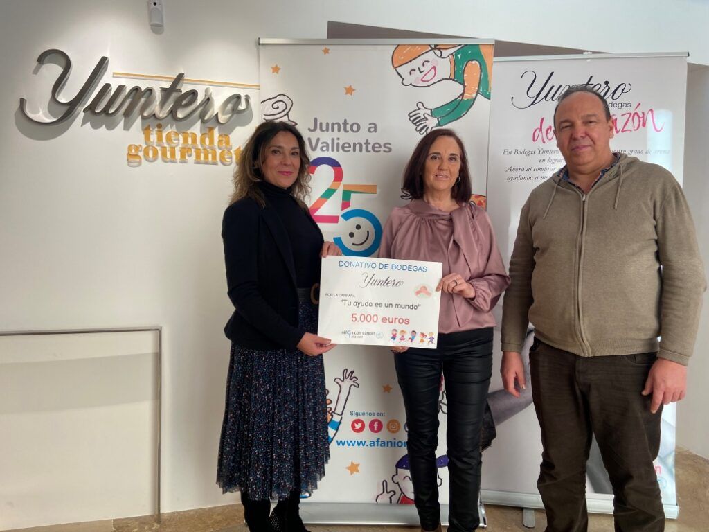 Bodegas Yuntero consigue recaudar 5.000 euros para Afanion