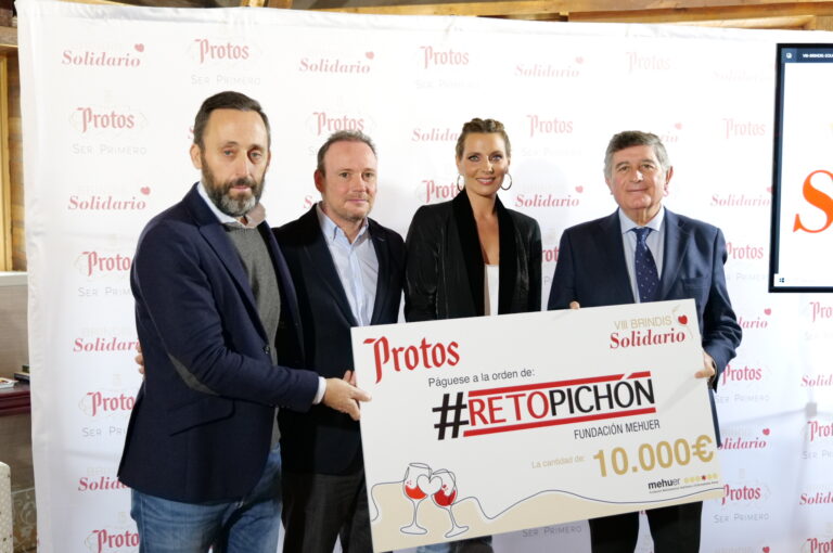 El proyecto #retopichon gana el premio del VIII Brindis Solidario de Bodegas Protos