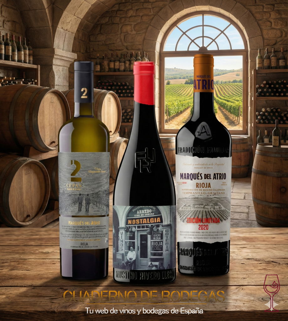 Faustino Rivero Ulecia y Marqués del Atrio, riojas de la familia Rivero por encima de los 90 puntos en el Rioja Special Report de 2026 de Tim Atkin