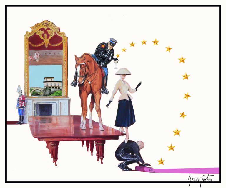 Una obra de arte presenta a otra obra de arte