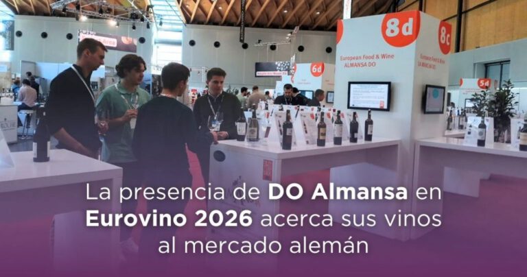 La presencia de DO Almansa en Eurovino 2026 acerca sus vinos al mercado alemán