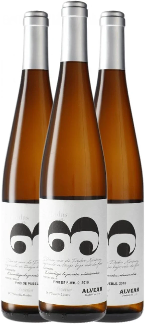 Alvear 3 Miradas Vino del Pueblo Montilla-Moriles 75 cl Vino blanco (Caja de 3 Botellas de 75 cl)