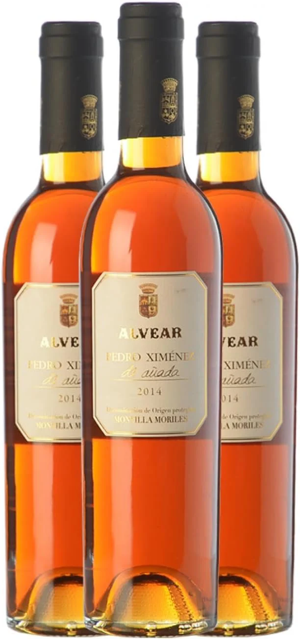 Alvear Pedro Ximénez Montilla-Moriles Media Botella 37 cl Vino dulce (Caja de 3 Media Botella de 37 cl)