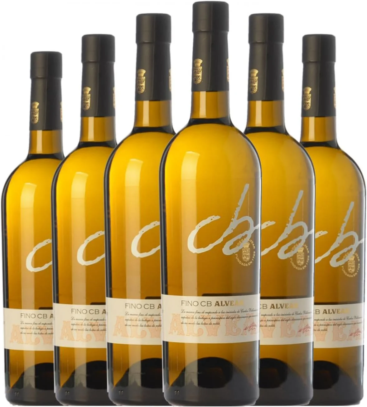 Alvear Fino C.B. Pedro Ximénez Montilla-Moriles 75 cl Vino generoso (Caja de 6 Botellas de 75 cl)